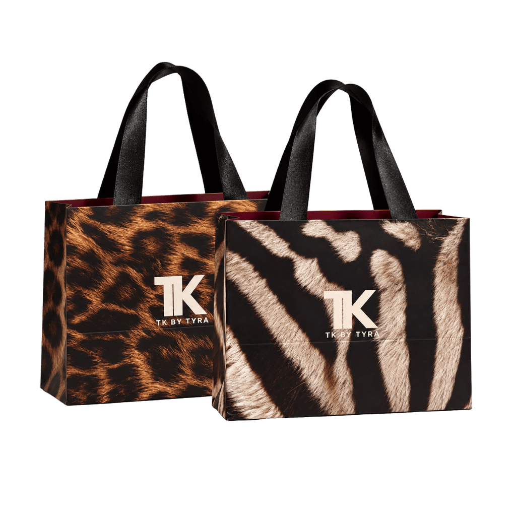 TK by Tyra Animal Print Signature Paper Bag | Gift Bag